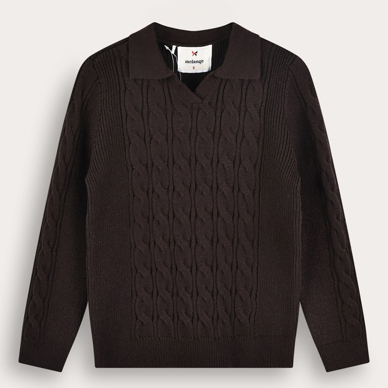 Melange Cables Sweater