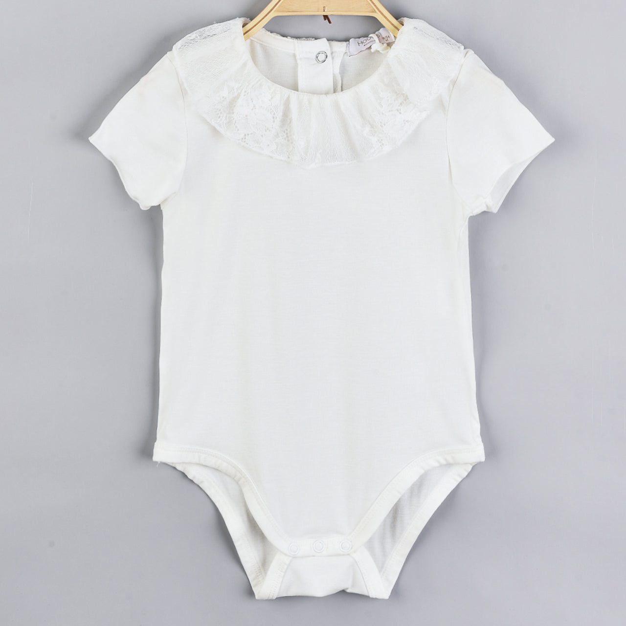 Hadas Soft Lace Baby Onesie