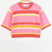 Hadas Girls Knit Stripe  Top