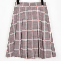 Melange Checks Skirt