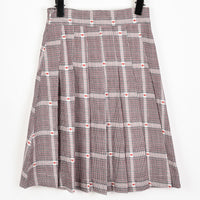 Melange Checks Skirt