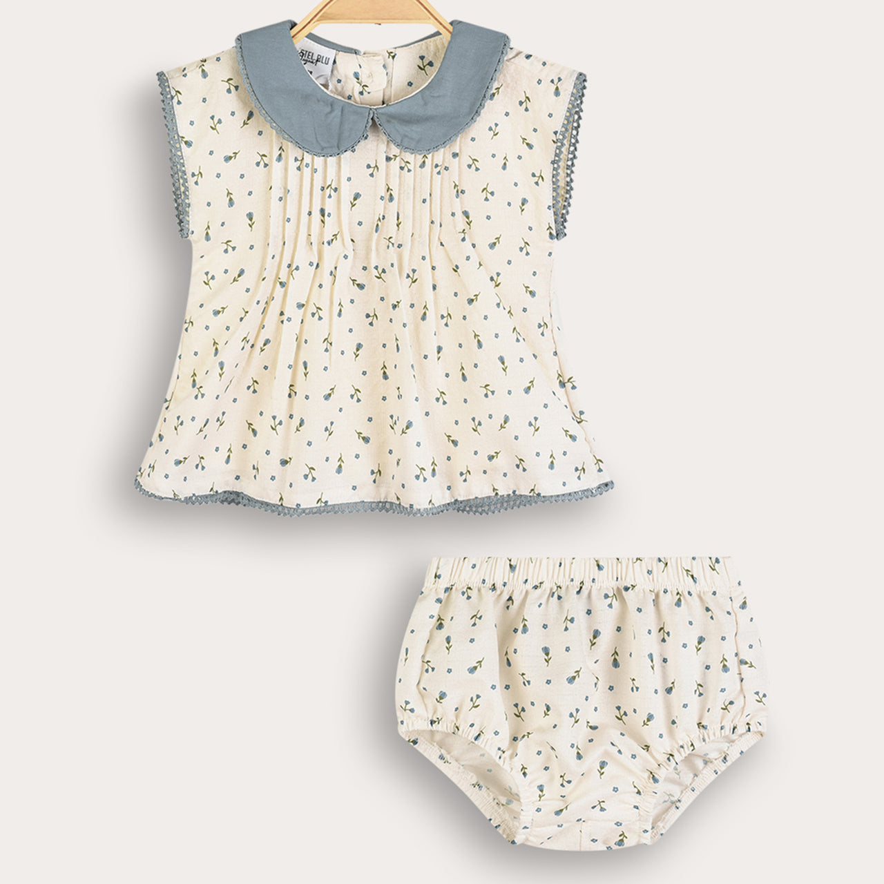 Baby Floral Pleated Set/Dress