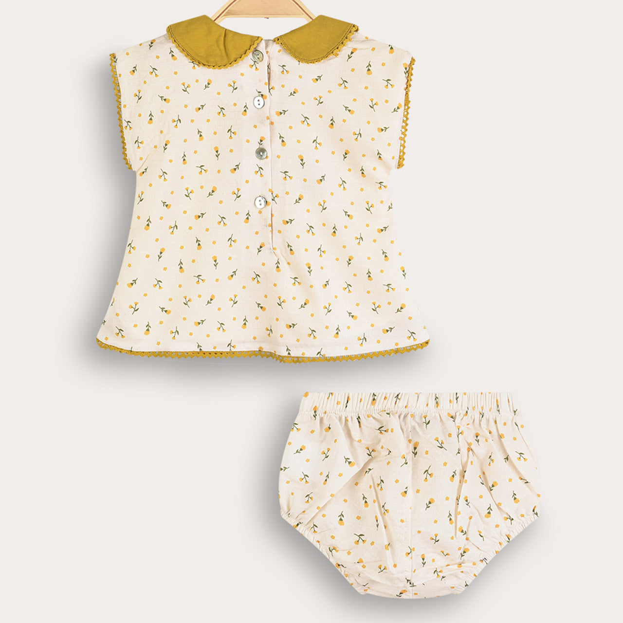 Baby Floral Pleated Set/Dress