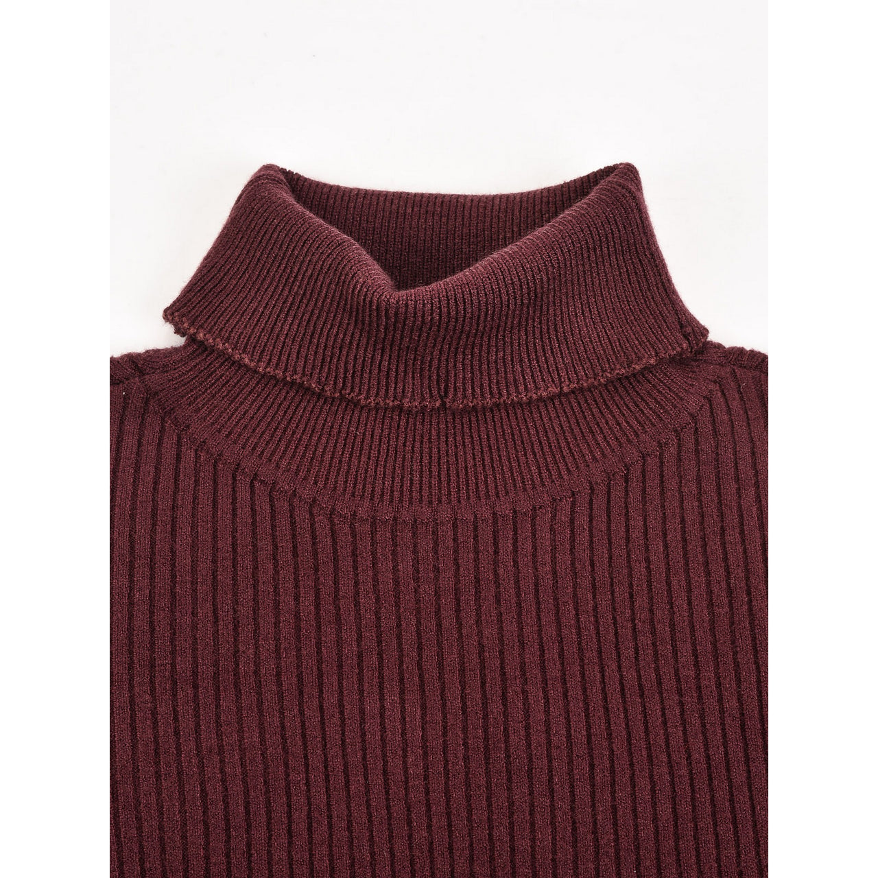 Melange Rib Knit Golf Top