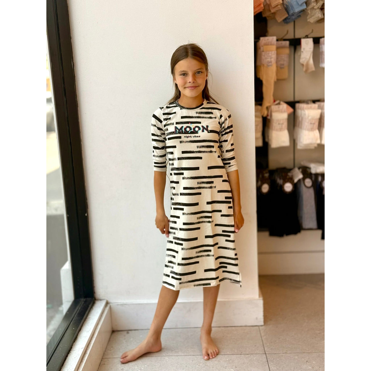 Striped Nightgown