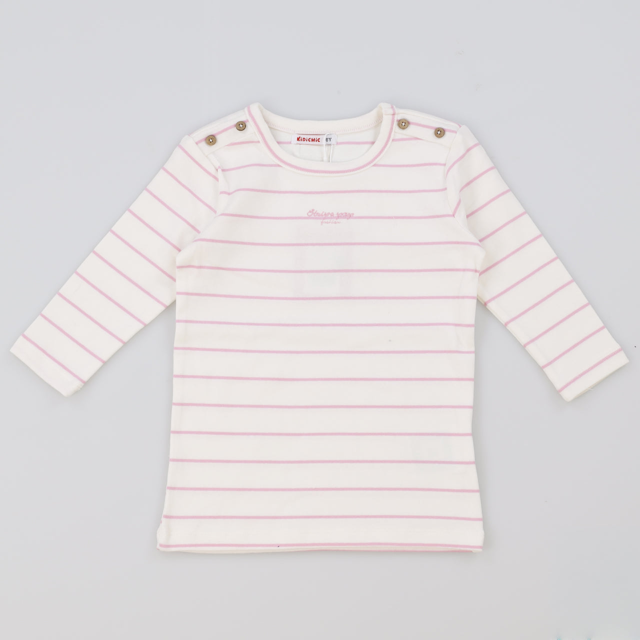 Girls 3/4 Stripe Tshirt