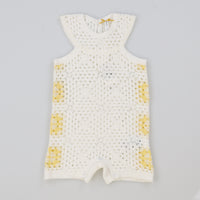 Girls Crochet Knit Overall