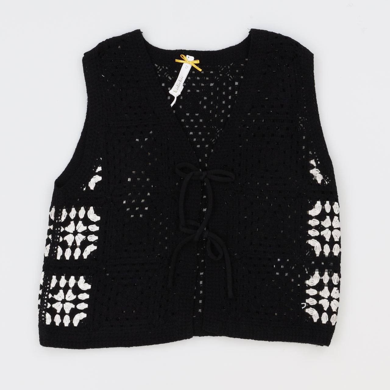 Girls Crochet Knit Vest