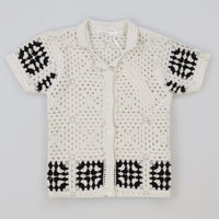 Boys Crochet Knit Top