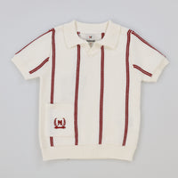 Melange Knit Stripes Top