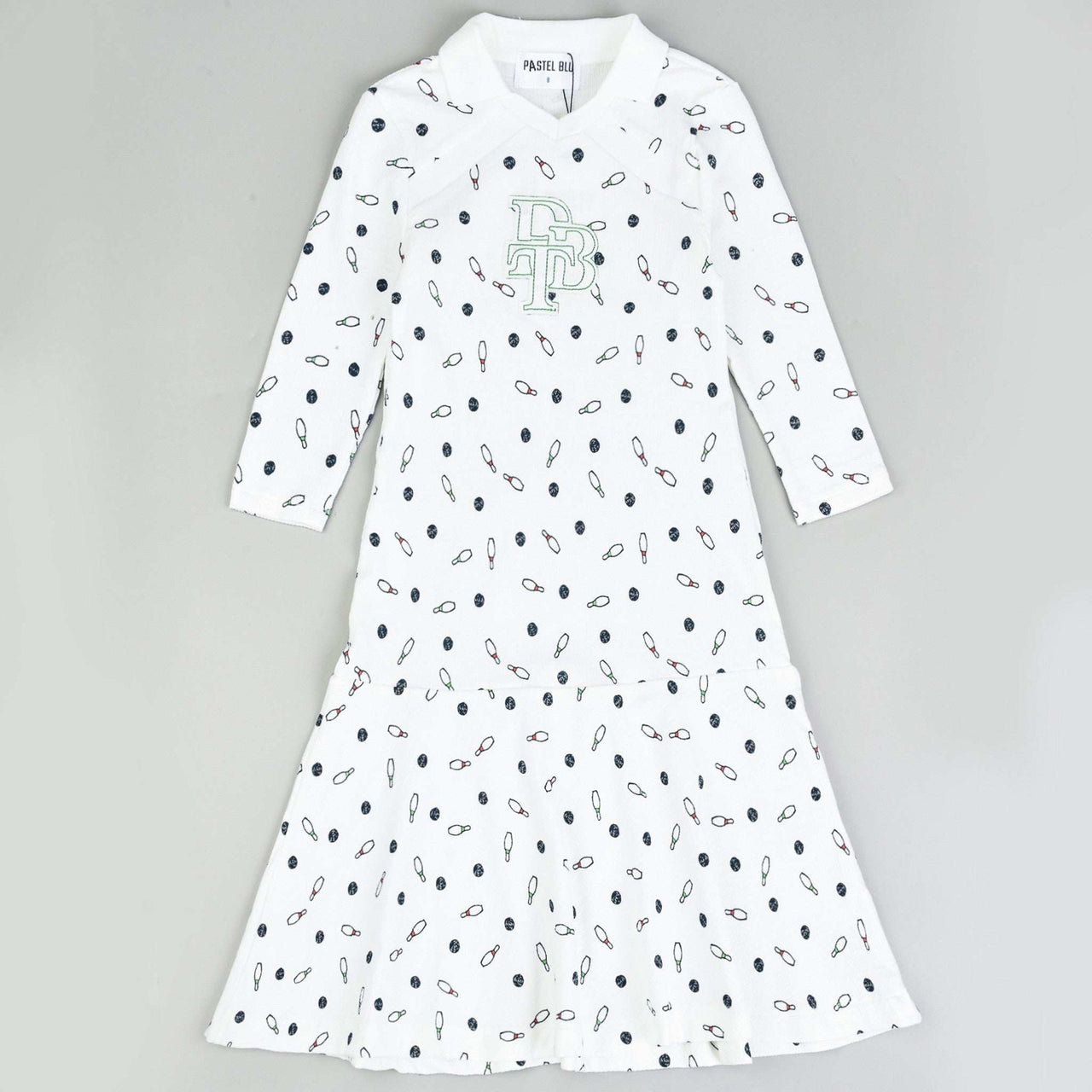 Bowling Polo Dress - Kidichic