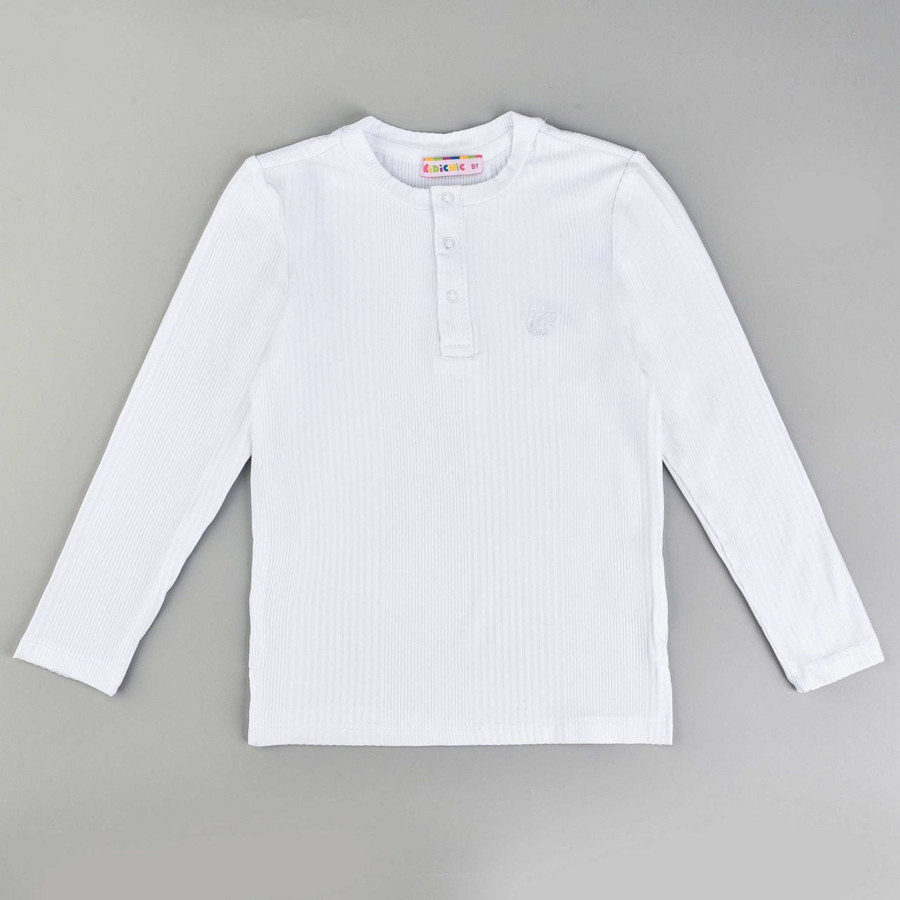 Boys L.S Basic Rib Shirt - Kidichic