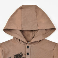 Brushed Effect Hoodie - Kidichic