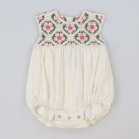 Melange Crochet Baby Romper/Dress