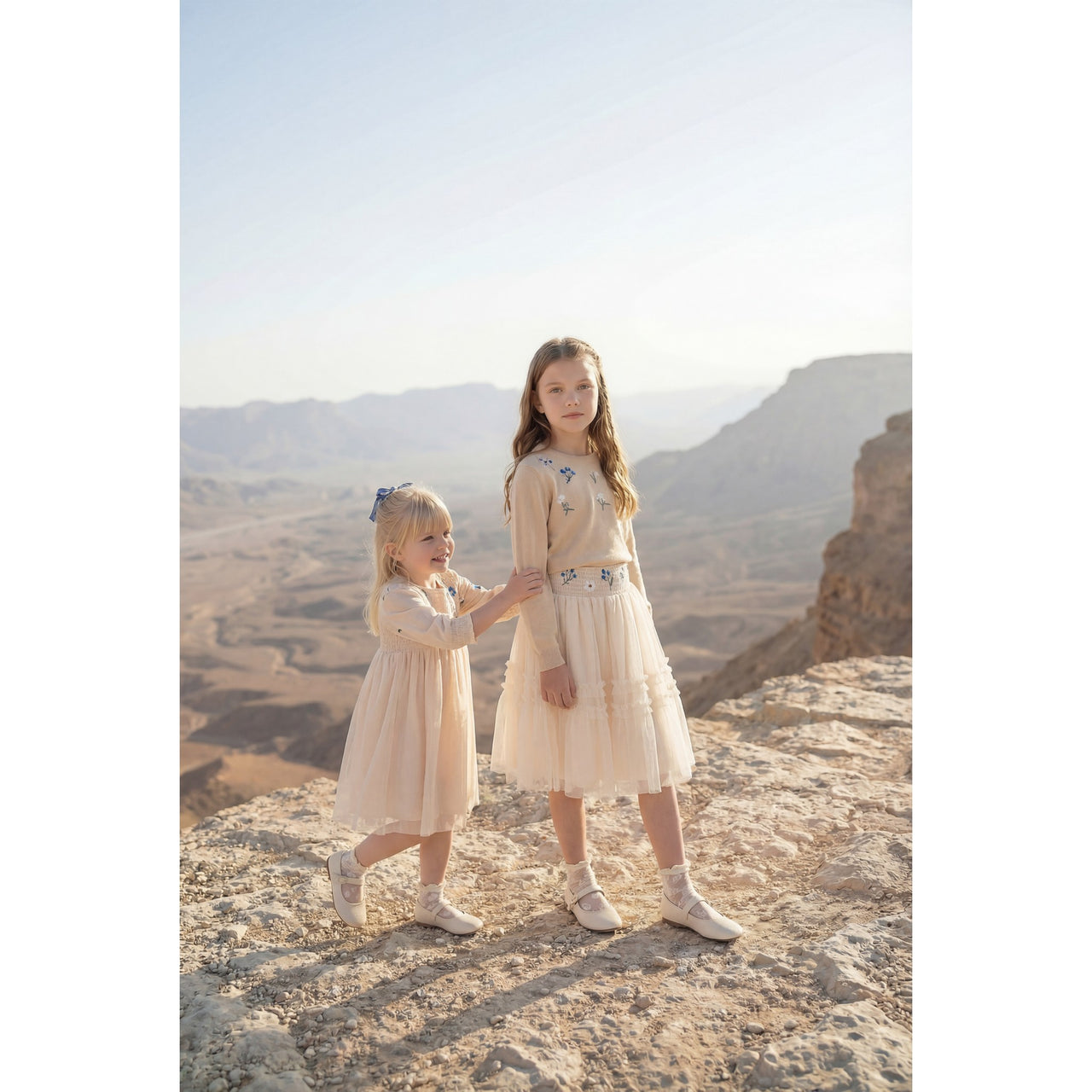 Smock Tulle Dress