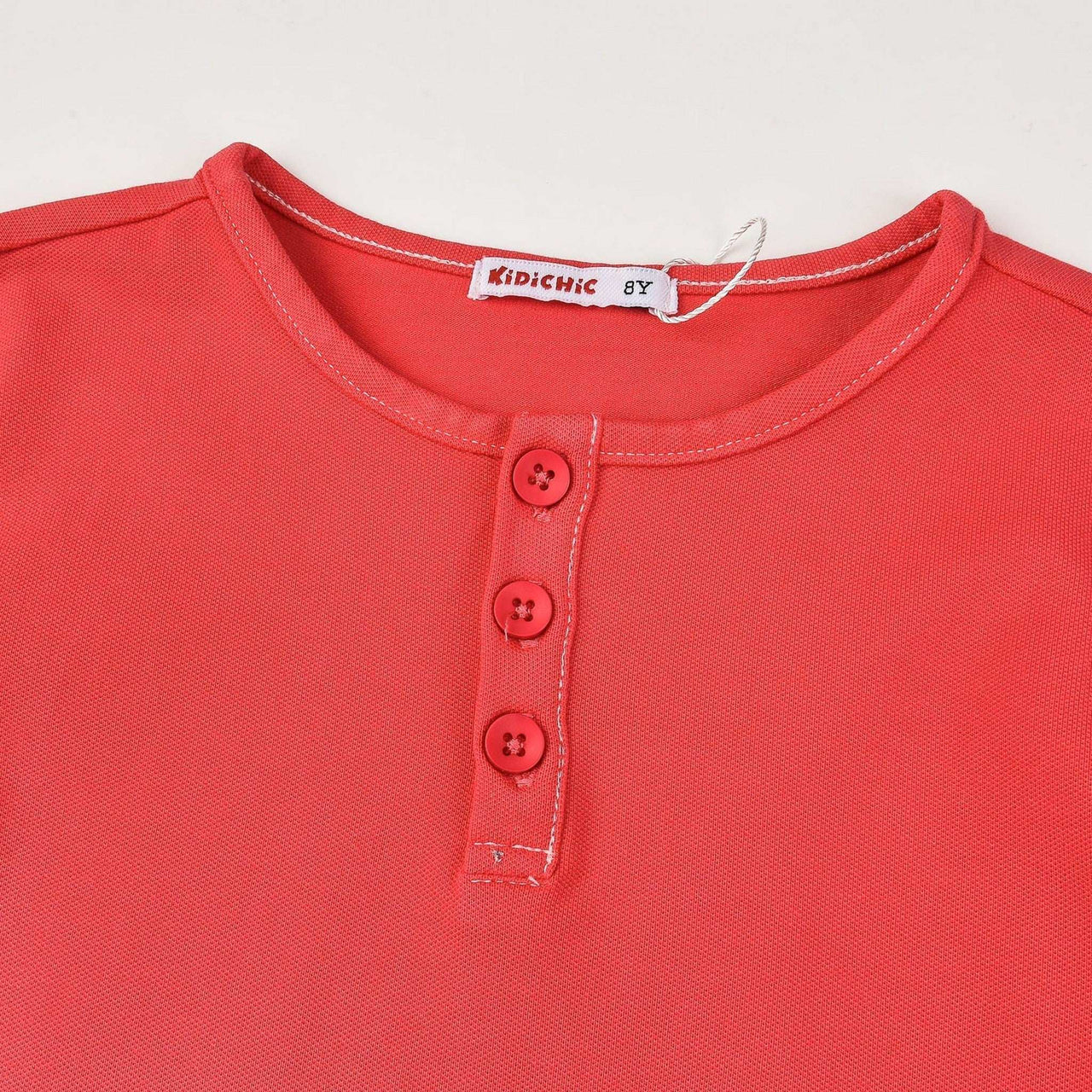 Dip Dye Henley Tee - Kidichic