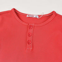 Dip Dye Henley Tee - Kidichic
