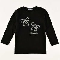 Girls Bow T-Shirt - Kidichic