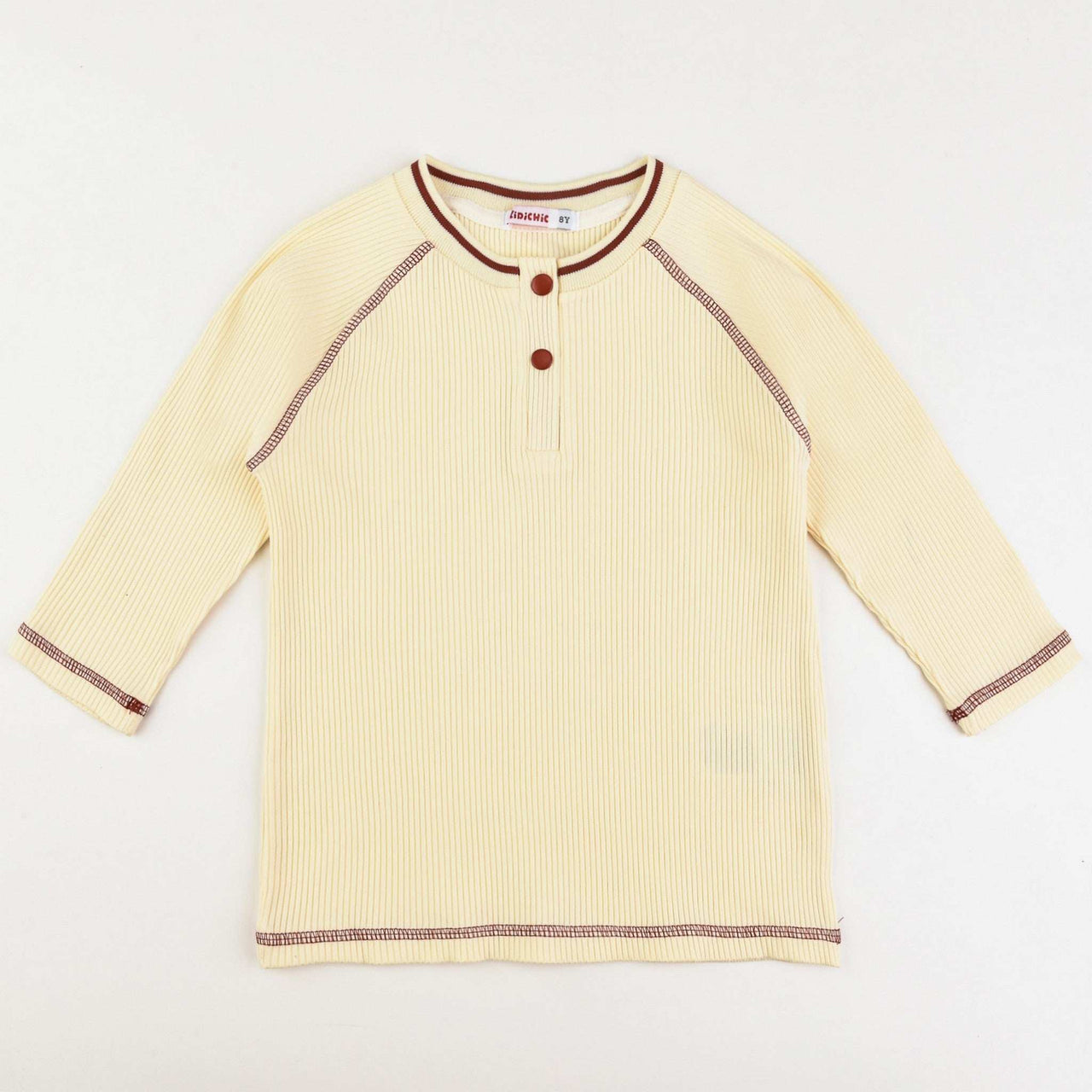 Girls Contrast Stitch Top - Kidichic