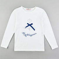 Girls L.S Key Print T-Shirt - Kidichic