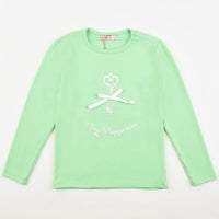 Girls L.S Key Print T-Shirt - Kidichic