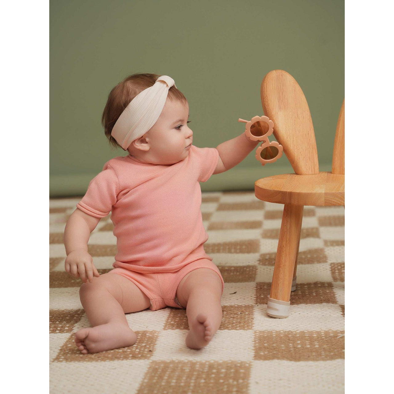 Hadas Basic Knit S.S Baby Top - Kidichic