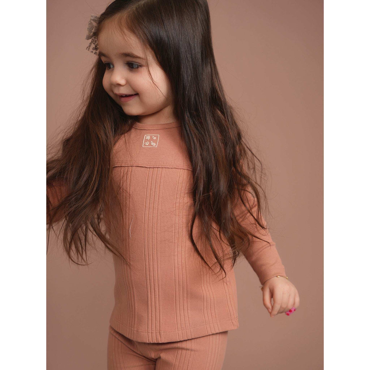 Hadas Rib L.S Baby Top - Kidichic