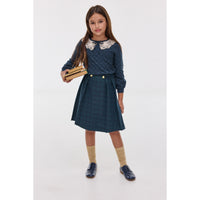 Hadas Jersey Checkered Skirt