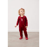 Melange Velour Stretchie