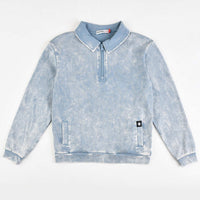 Jersey Wash Zipper Henley - Kidichic