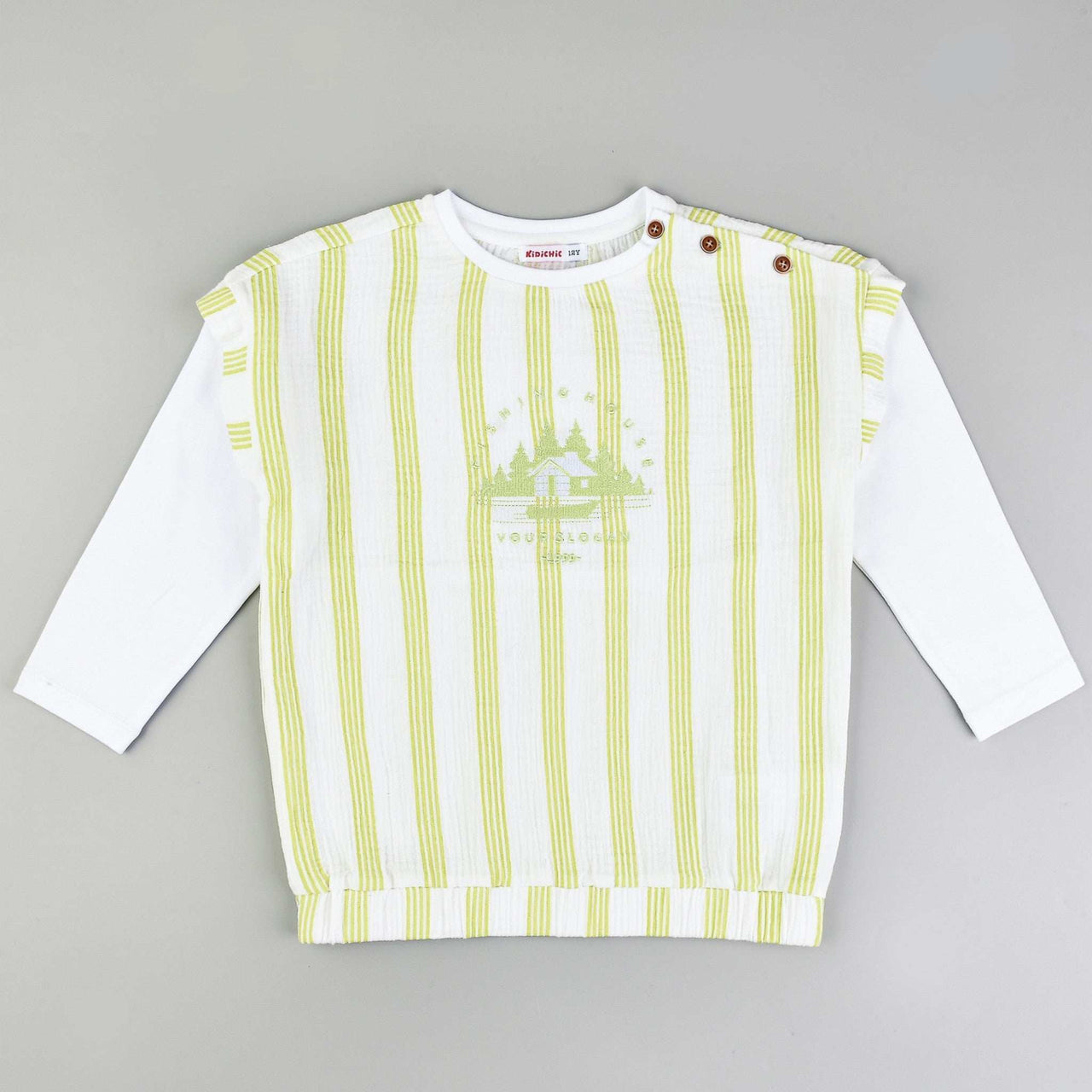 Kidichic Girls Stripes Shirt - Kidichic