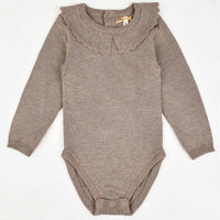 Knit Onesie With Collar - Kidichic