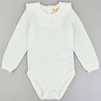 Knit Onesie With Collar - Kidichic