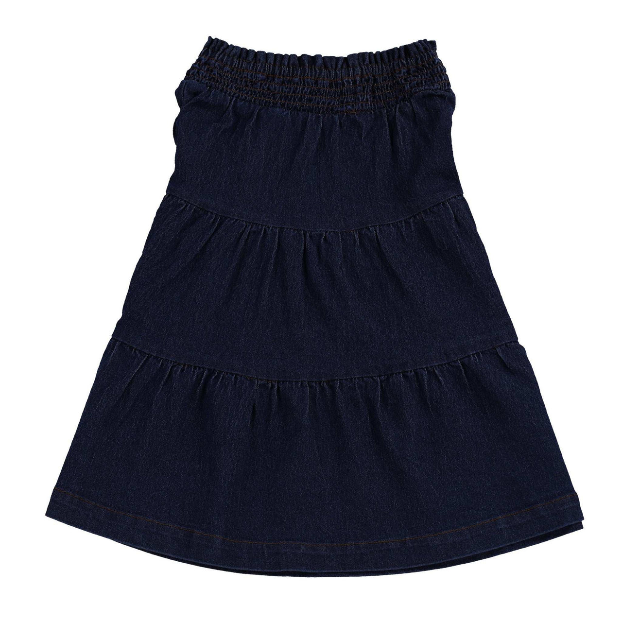 Layered Denim Skirt - Kidichic