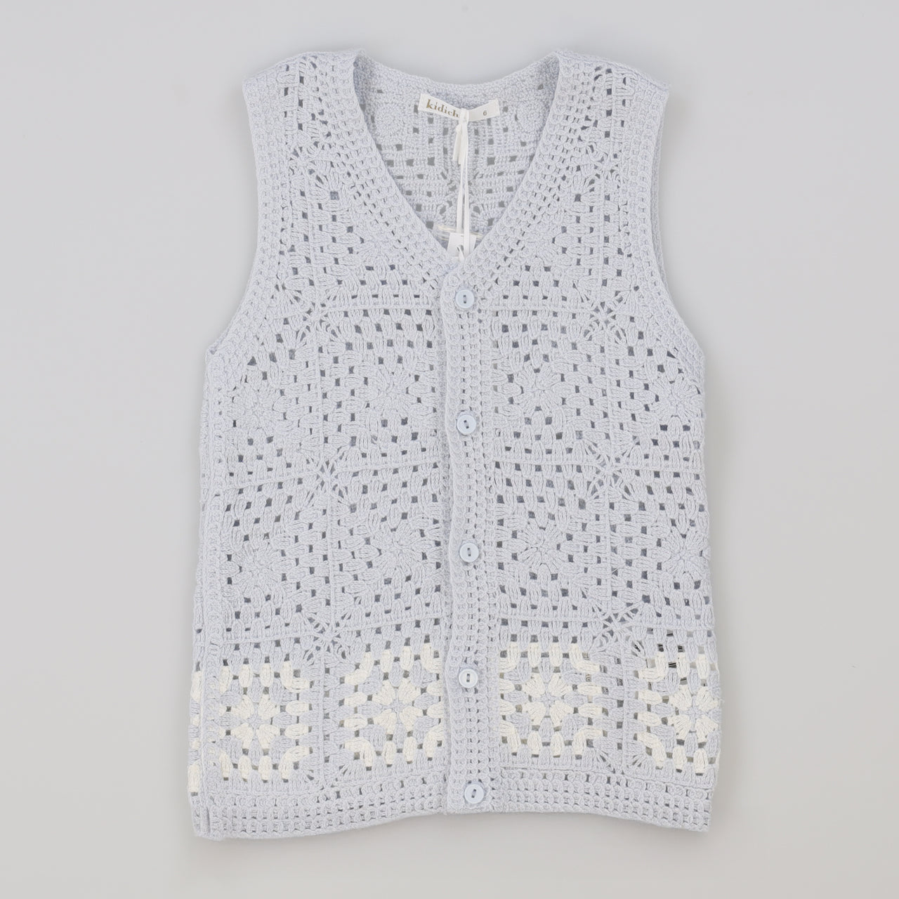 Boys Crochet Knit Vest