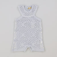 Girls Crochet Knit Overall
