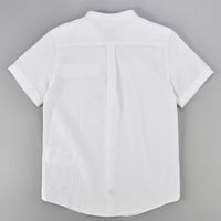 Mandarin Collar S.S Shirt - Elegant - Kidichic