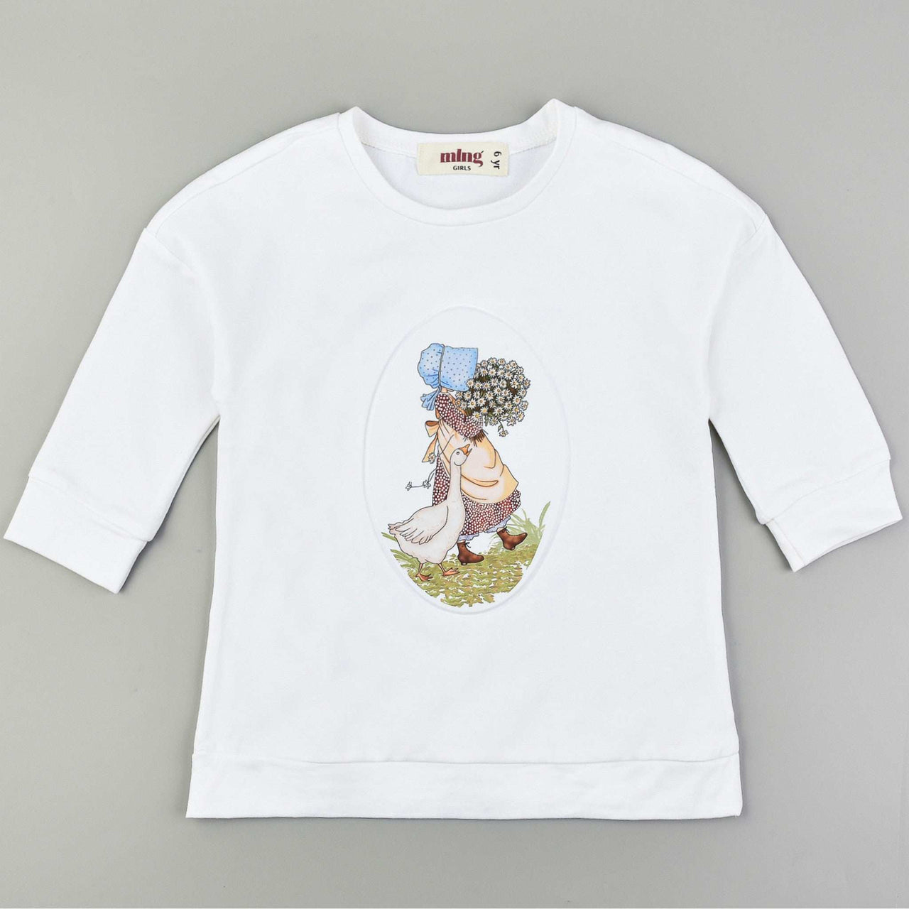 Melange Doll Print Shirt - Kidichic