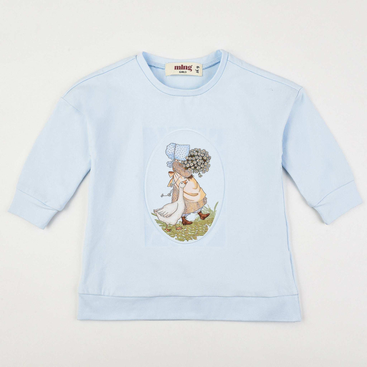 Melange Doll Print Shirt - Kidichic