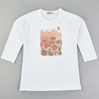 Melange Flower Shirt - Kidichic