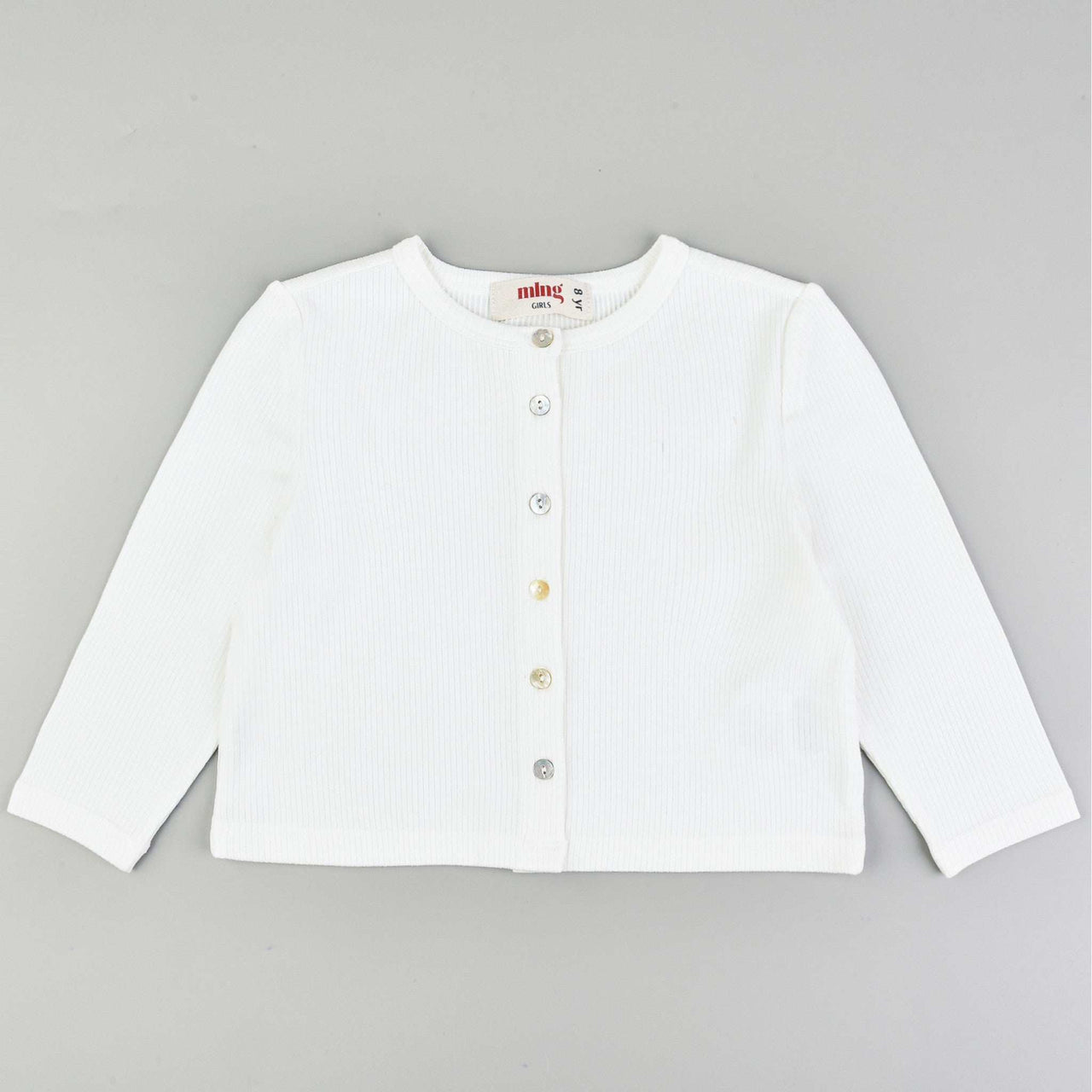Melange Rib Cardigan - Kidichic