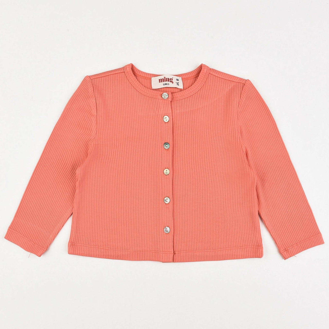 Melange Rib Cardigan - Kidichic