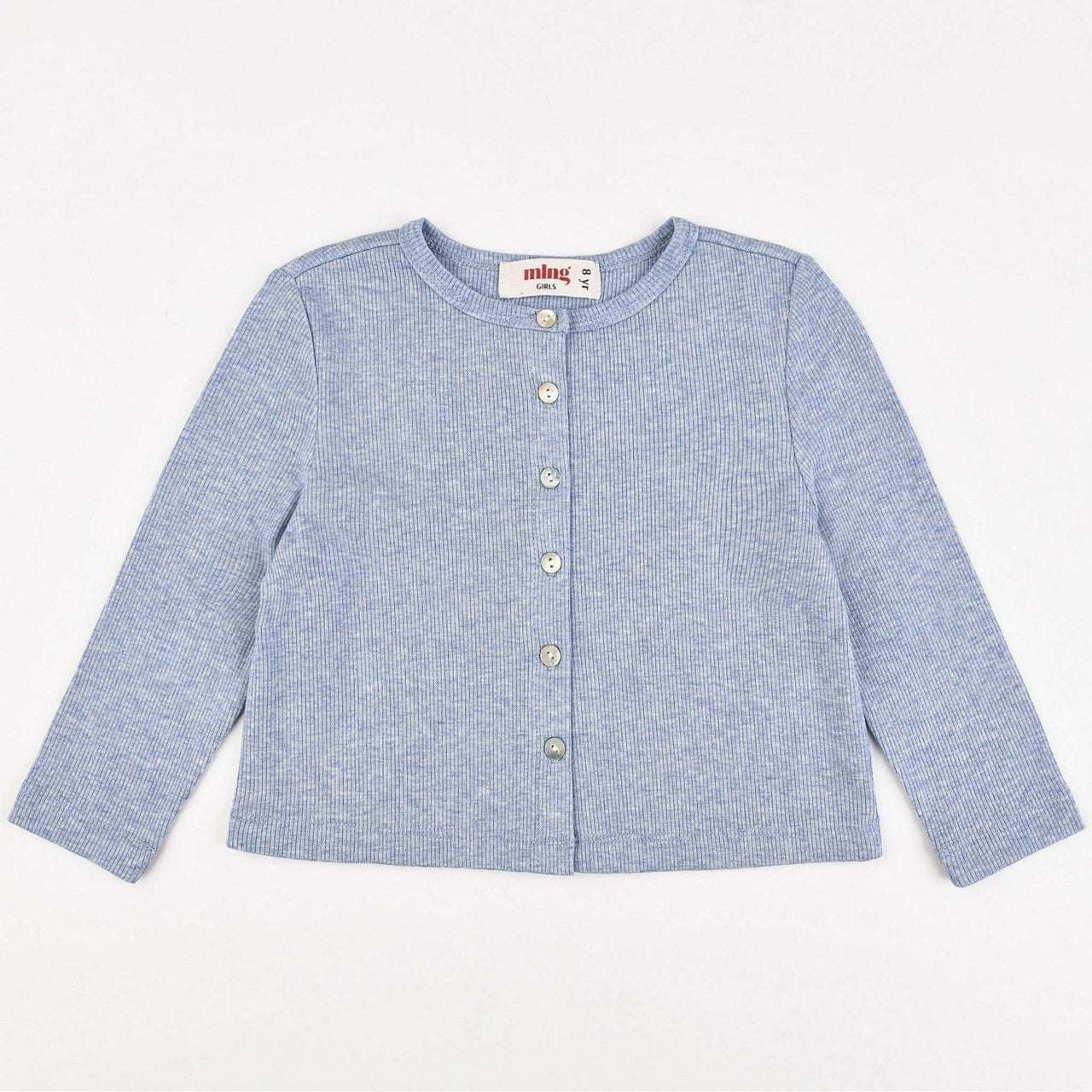 Melange Rib Cardigan - Kidichic
