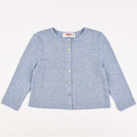 Melange Rib Cardigan - Kidichic