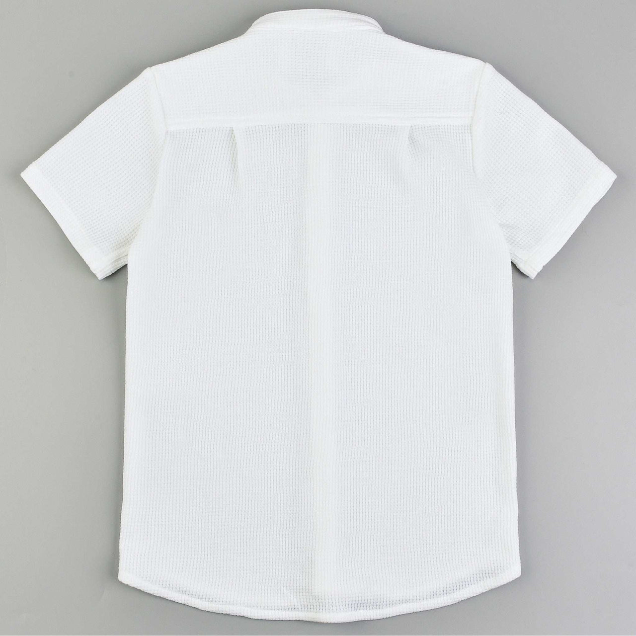 Melange S.S Soft Mandarin Shirt - Kidichic