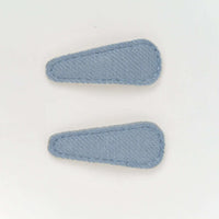 Nana 2 PK Denim Hair Clip - Kidichic