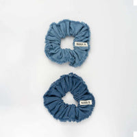 Nana 2 PK Denim Scrunchies - Kidichic