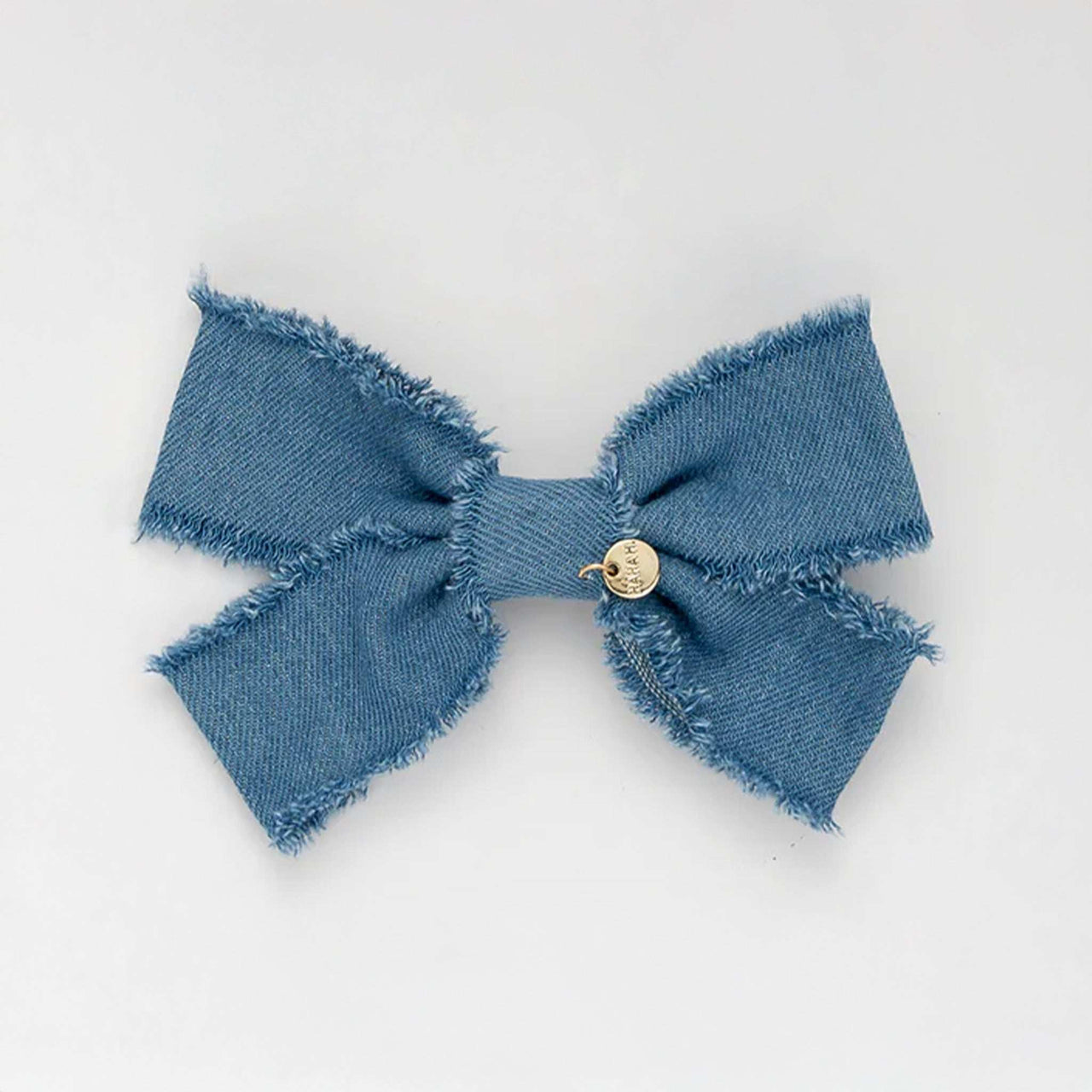 Nana Denim Bow Clip - Kidichic