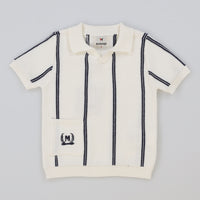 Melange Knit Stripes Top