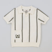 Melange Knit Stripes Top